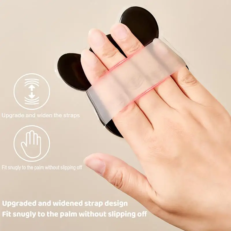 Reusable Anti Sticky Silicone Bear Tanning Glove Body Lotion Applicator Cosmetic Makeup Puff Beauty Care Supply