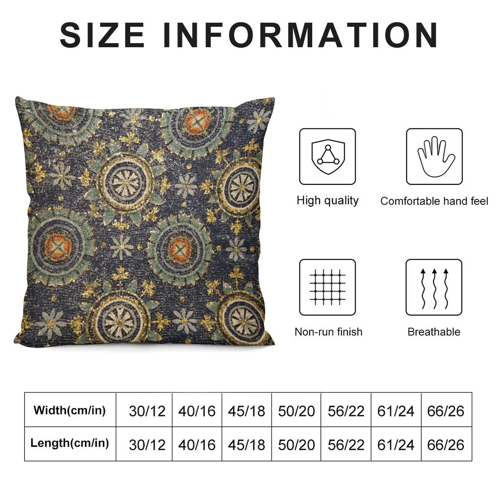 Byzantine mosaics Ravenna Throw Pillow luxury decor Couch Pillows pillow