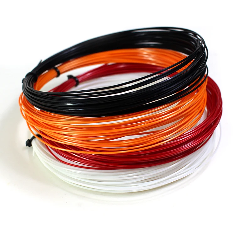 1 Stück FANGCAN Poly-Tennis-Saite, Monofilament, maximale Kontrolle, steifes Spielgefühl, 1,25 mm * 12 m, für Tennisschläger. – Detail 2