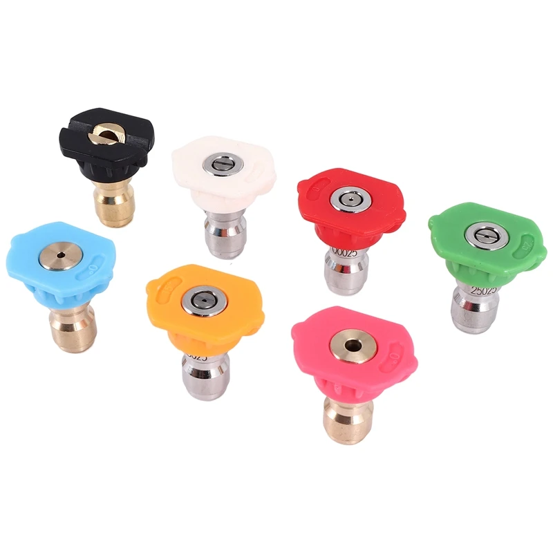 PORK-Cleaner Attachment, Pressure Washer Extension Wand With Pivoting Coupler,7 Nozzle Tips,1/4 Inch Quick Connect,17 Inch