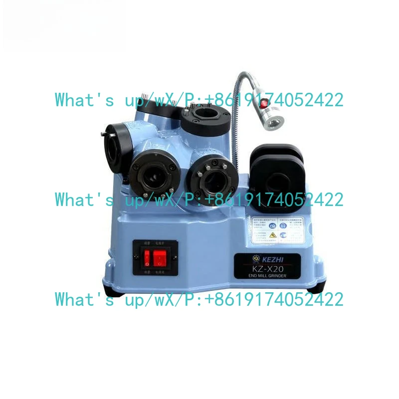KZ-X20， CE 4-20 End Milling Sharpener Grinder Machine with Four Grind Wheels Flute Sharpening  Milling Cutter Grinding Tools