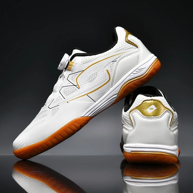 

Original Brand Unisex Comfortable Anti Slip Badminton Gym Shoe Designer Quick Lacing Professional Table Tennis Shoe 36-46