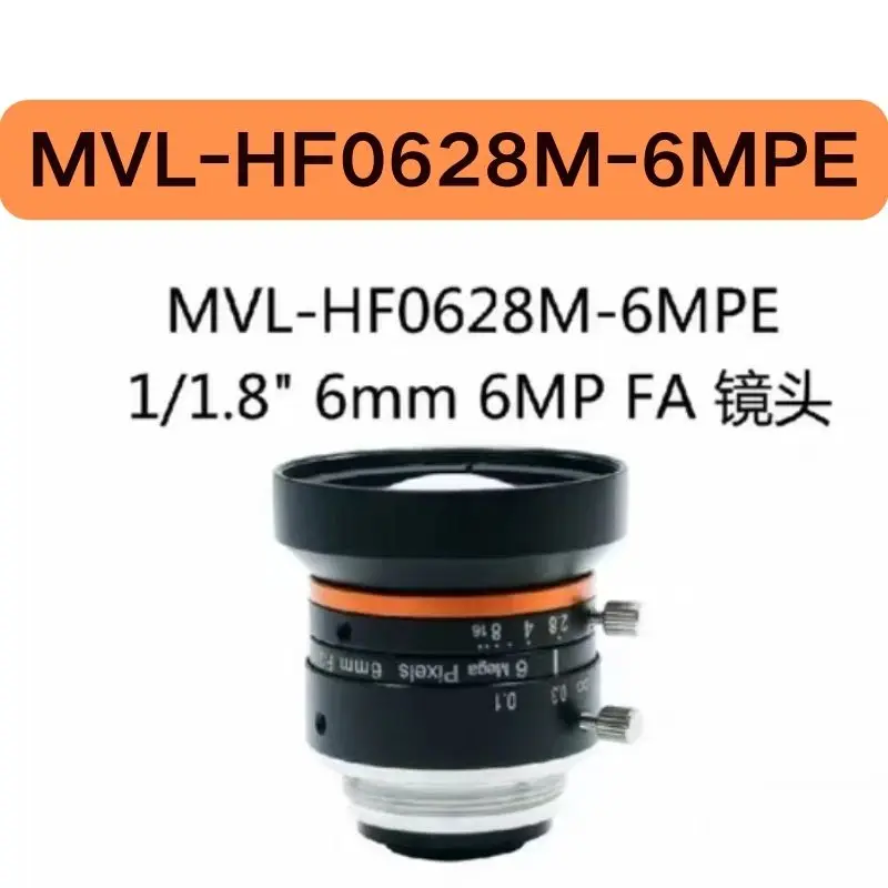 New industrial camera lens MVL-HF0628M-6MPE in stock for quick delivery