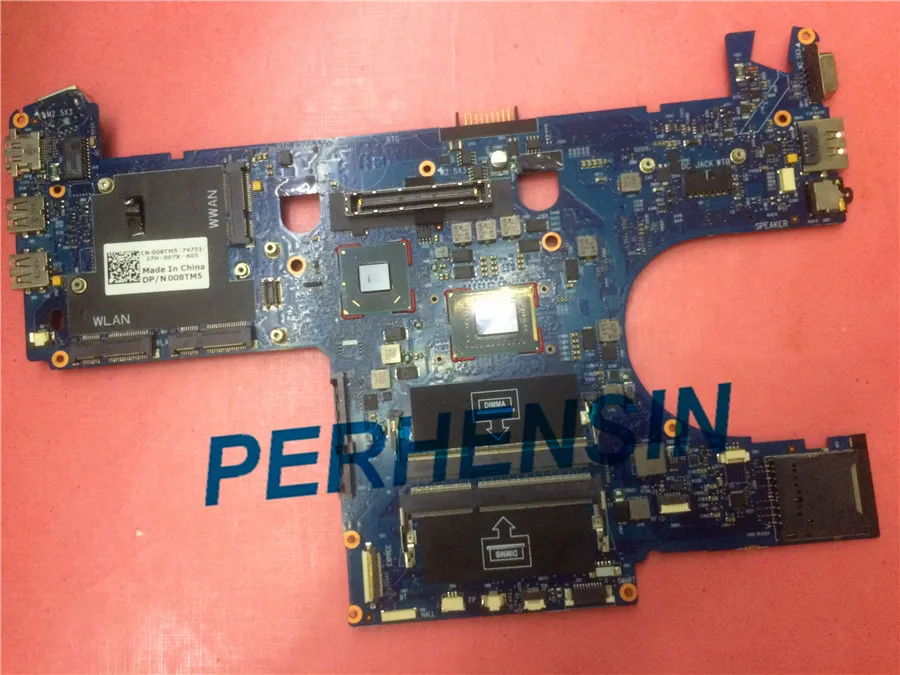 Original For Dell  Latitude E6220 Laptop Motherboard 008TM5 08tm5 cn-008tm5 100% Perfect Work