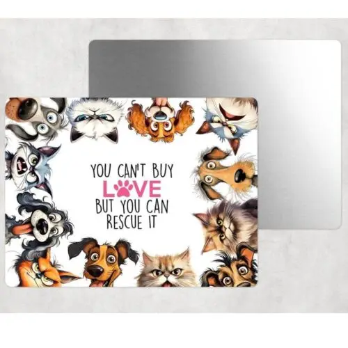 Dogs And Cats Rescue Tin Sign Door Home Wall Decor Metal-Aluminum-tin sign