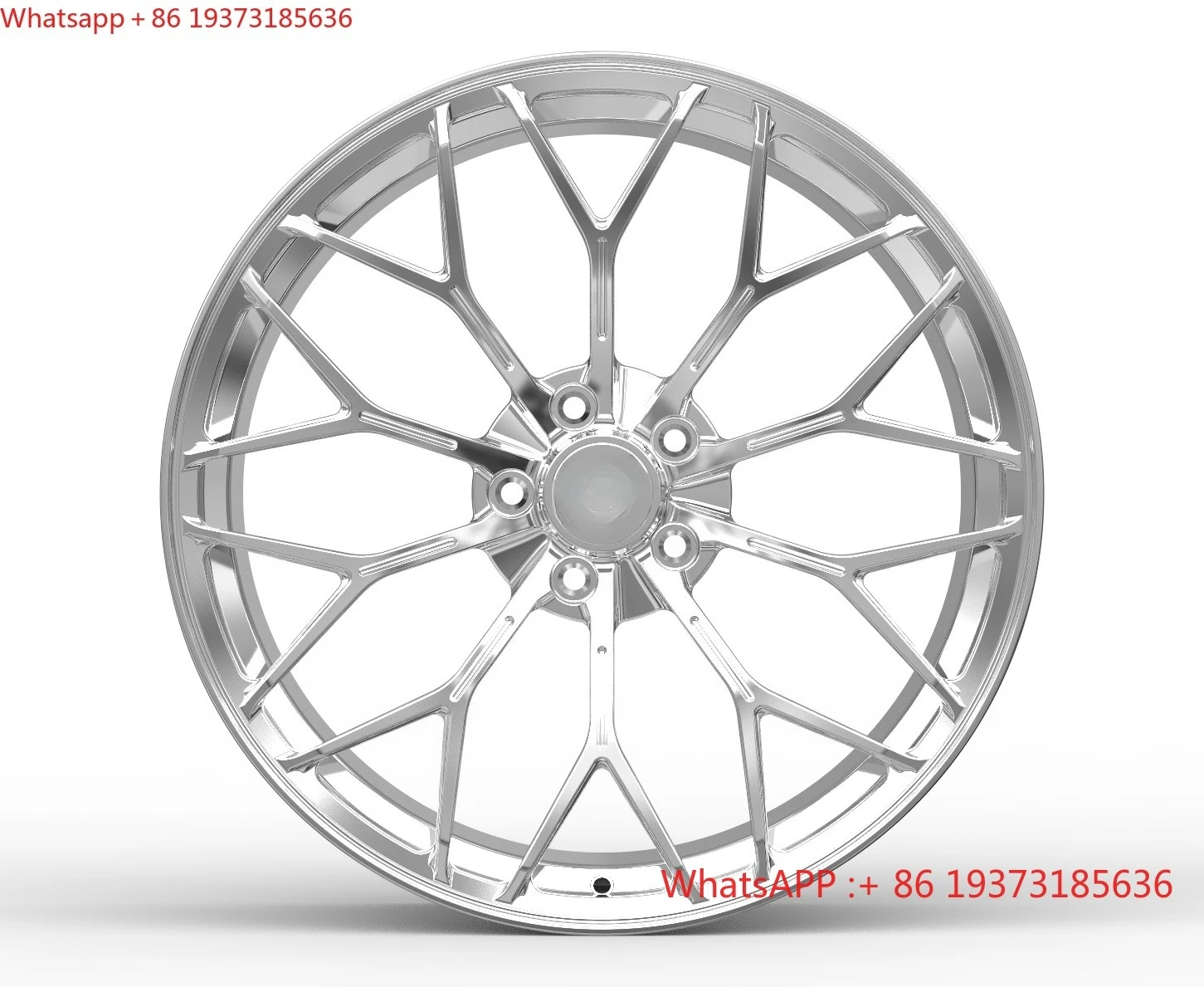 High Quality Champagne Gold Bronzing Multi Spoke Forged Aviation Aluminum Alloy 112mm 120mm 5x120 Passenger Car Wheels 40mm 30mm