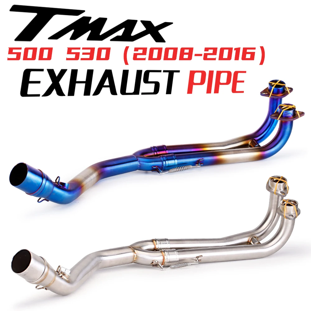 

Suitable for motorcycle modification TMAX500 front section TMAX530 stainless steel titanium alloy front section exhaust pipe