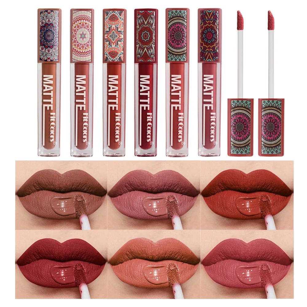 Matte lip gloss is durable, silky, easy to color, waterproof, and does not fade