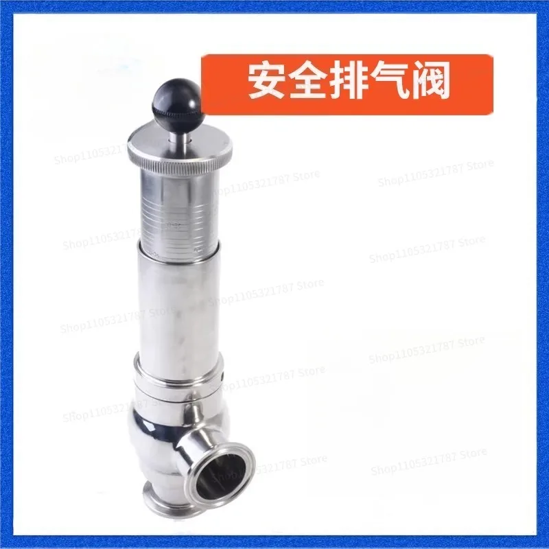 For 304 Sanitary Quick Install Safety Valve, Stainless Steel Chuck Relief Valve