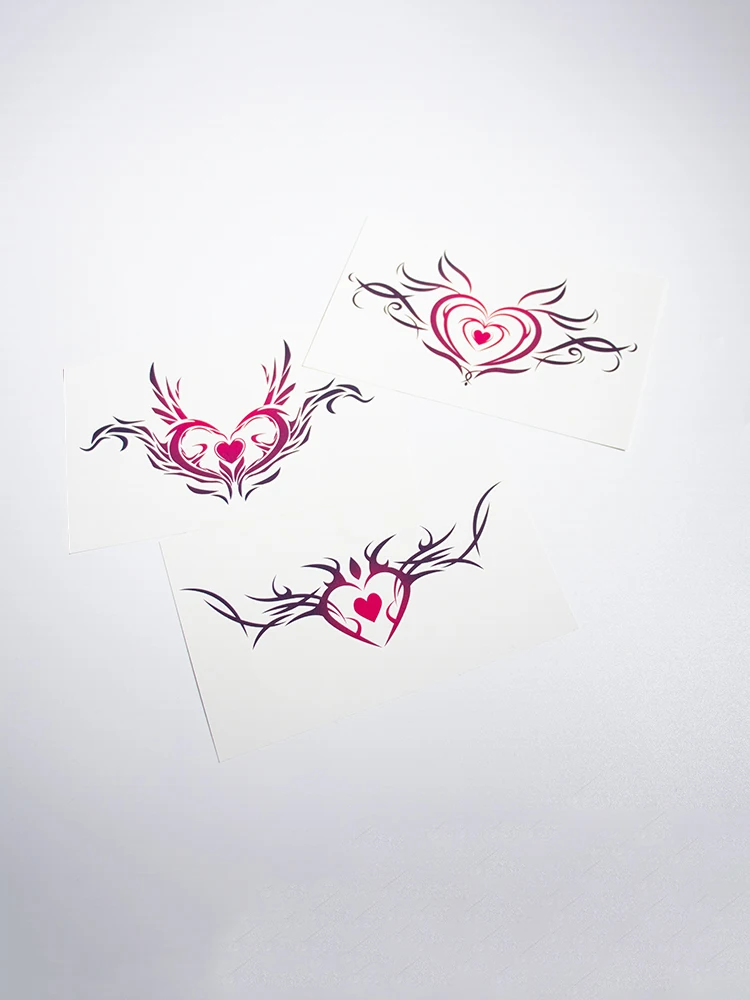 ملصقات الوشم المؤقت للنساء ، 3 حزمة ، ملصقا ، مقاوم للماء ، مثير ، المشاهير الإنترنت ، البطن ، لطيف