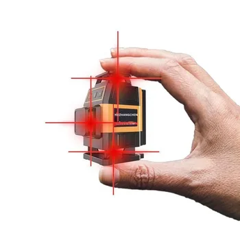 Mini Laser Level 12/16 Lines 3D/4D Red Lines Self Leveling 360 Horizontal Vertical Cross Super Powerful Red Beams Laser Level