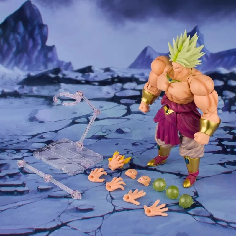 

В наличии: Фигурка Dragon Ball Demoniacal Fit DF SHF Legendary Berserker Shatter The Universe Broly, коллекционная модель аниме-персонажа