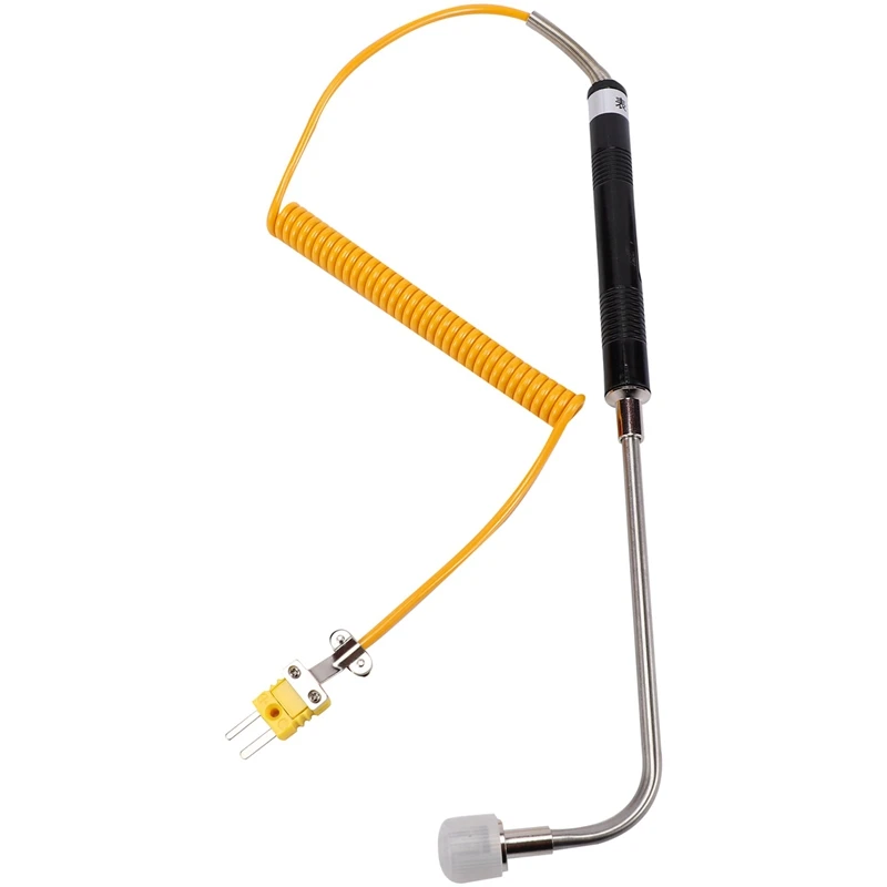 

Top Deals 10X NR-81533B K Type Sensor Right Angle Surface Temperature Probe High Temperature Thermocouple -50 To 500℃