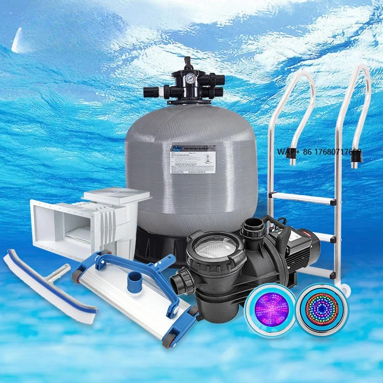 Factory Supply Full Set Swimming Pool Accessories Piscina Fitting Swimming Pool Equipment