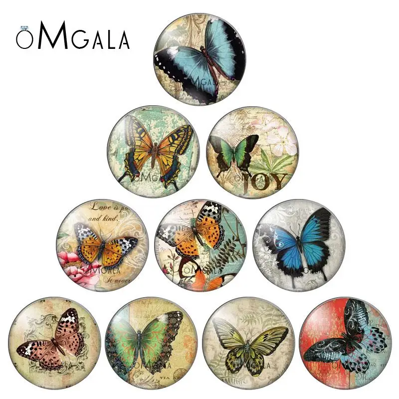 

Винтажная ретро-модель, 10 шт., 12 мм/14/16/18 мм/20 мм/25 мм, круглые фото-стекла, кабошон, демонстрация, плоская задняя сторона, фурнитура для изготовления