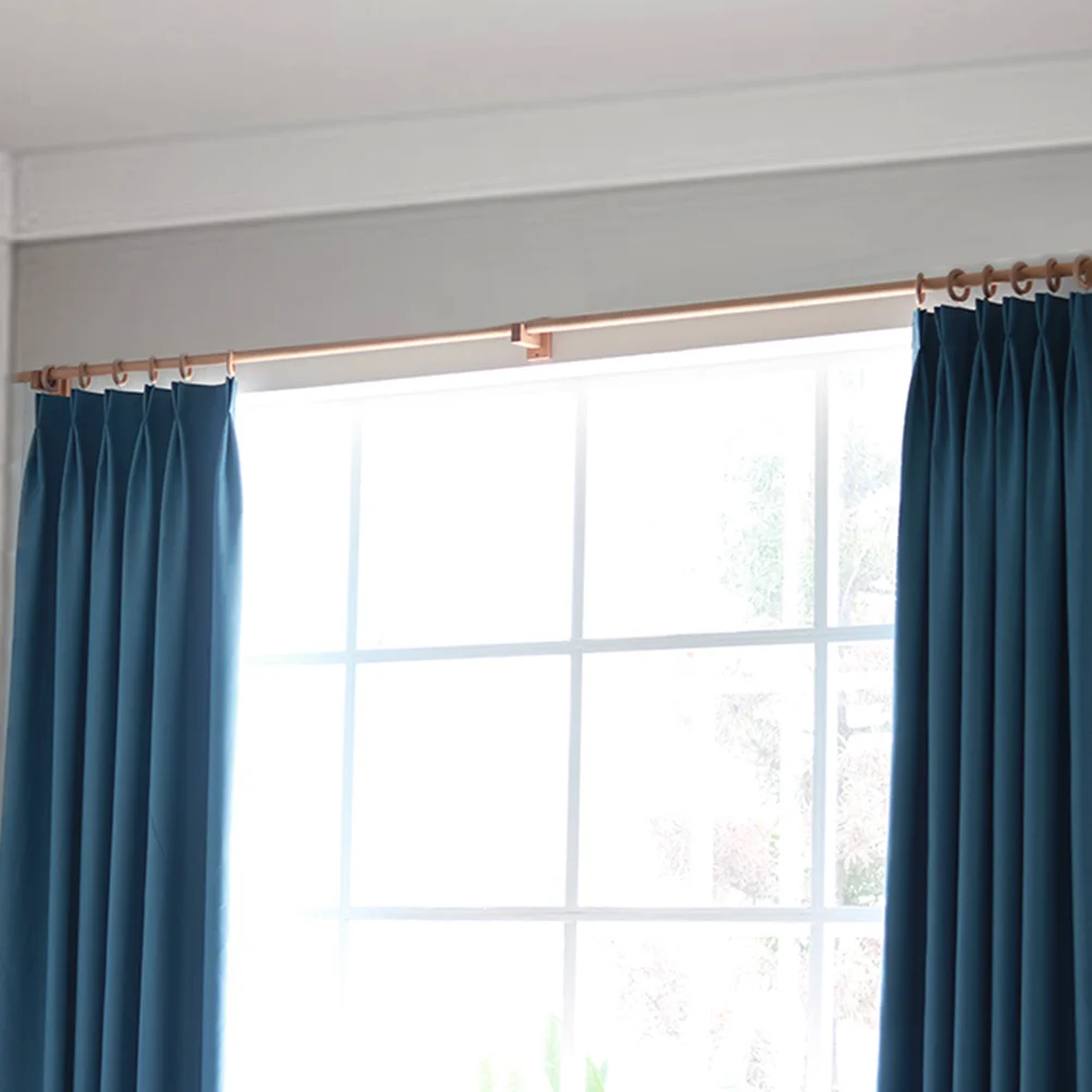 

2Pcs Wooden Curtain Accessories Ring Fittings for Hanging Drapes Curtains Low Noise Slide Strong Hardware Home Decor Use