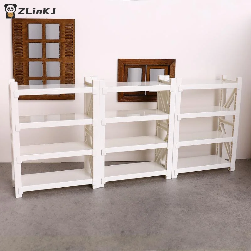 ▶ مقياس 1:12 أرفف تخزين محاكاة لبيت الدمى رفوف المستودعات نموذج بيت الدمى ملحقات تزيين الأثاث الصغير #1