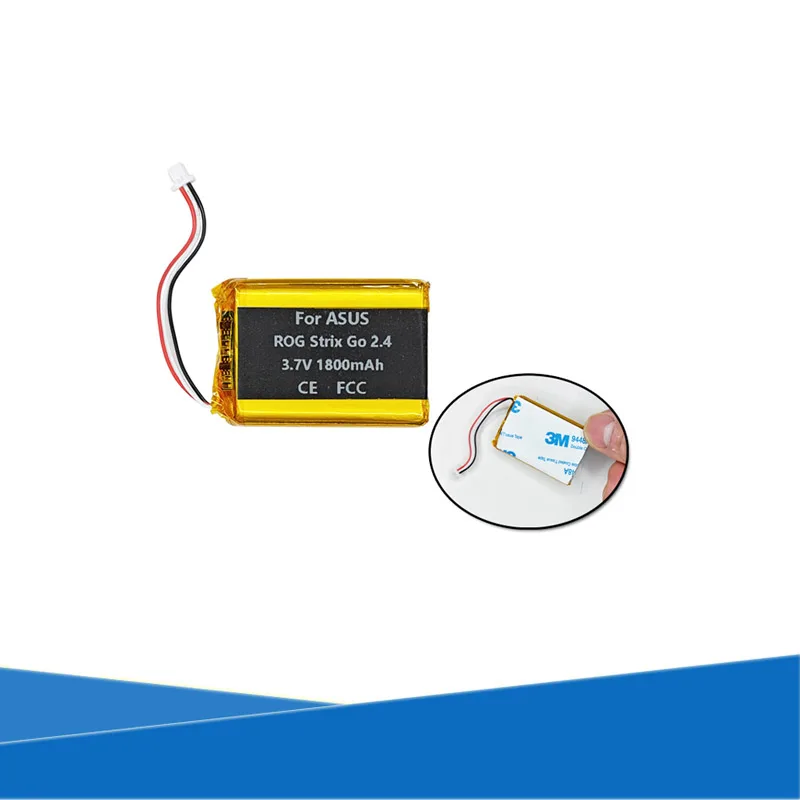 2000mAh FT803450P Battery For ASUS ROG Strix Go 2.4 Headset Headphone