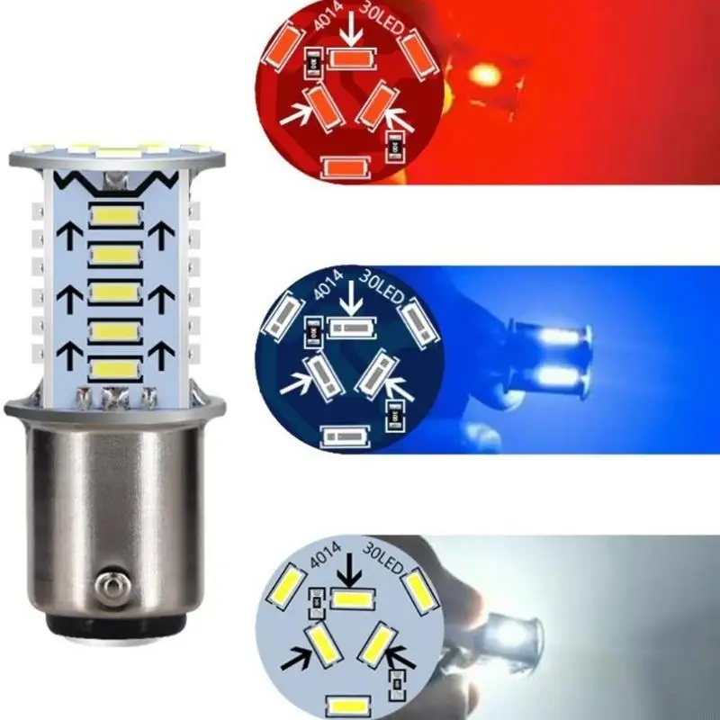 

Motorcycle Brake Light High Brightness Lamp LED Low Energy Long Life Waterproof for Safe Riding Improve Night Visibility H9EE