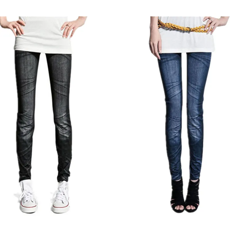 DOIAESKV Bequeme dünne Hosen, Denim-Leggings, Damenmode, sexy Damen-Jeans, dünne Leggings, dehnbare, schmale Leggings