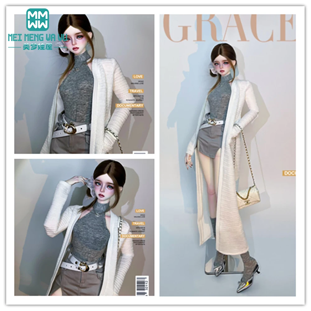 

Одежда для кукол BJD, 58-60 см, 1/3, модный свитер, вязаное пальто, игрушка DD SD, шарнирная кукла, подарок для девочки