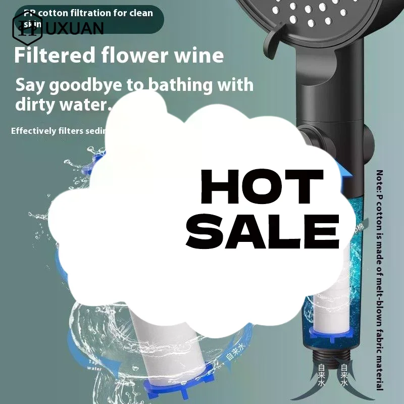 

10Pcs Universal Shower Head Replacement PP Cotton Filter Water Purification Bathroom Accessories For Shower Water Cleaning