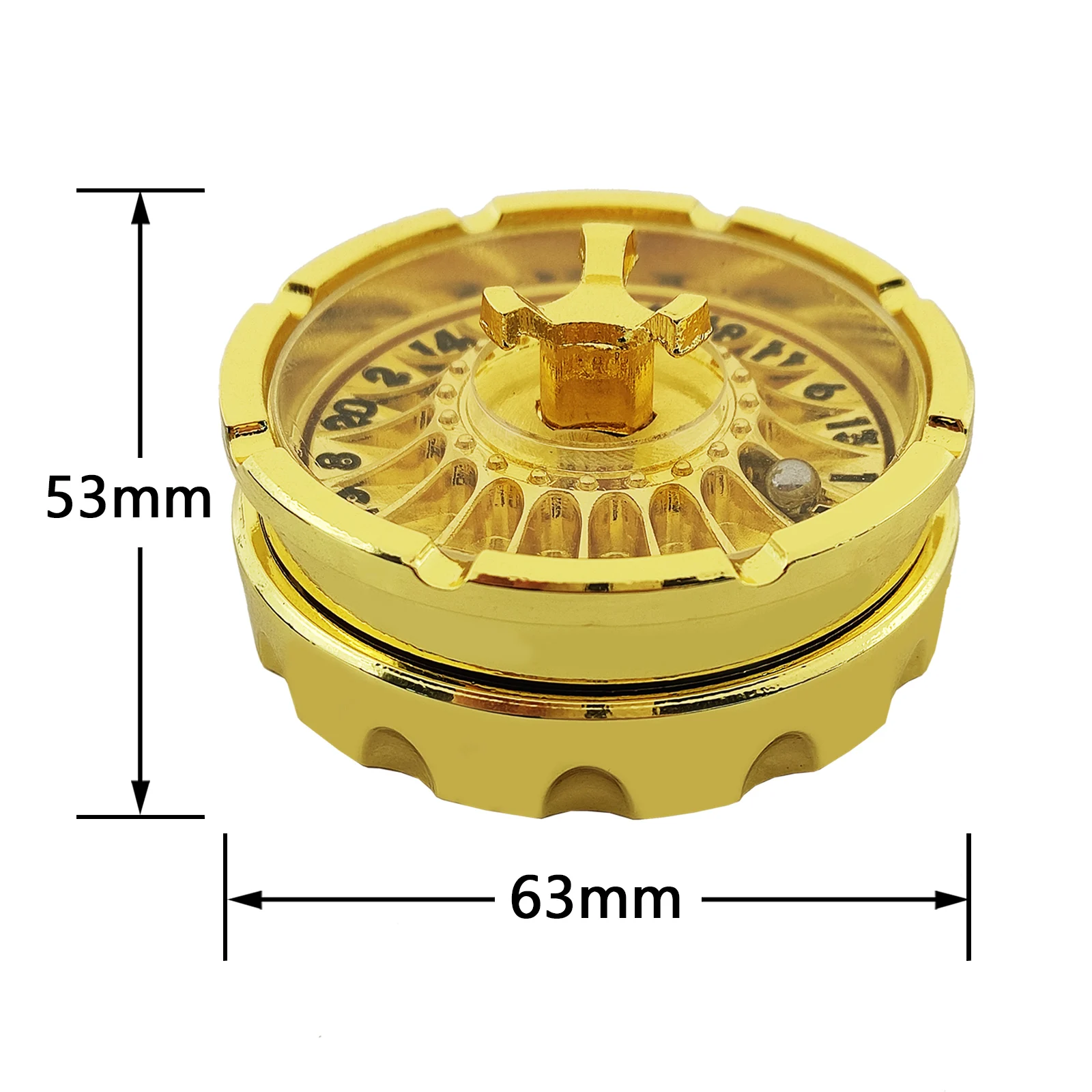 DND Metal D20 نرد دوار متعدد السطوح بأطراف الأصابع RPG D&D لعبة لعب الأدوار مرفق الزنزانات والتنينات #6