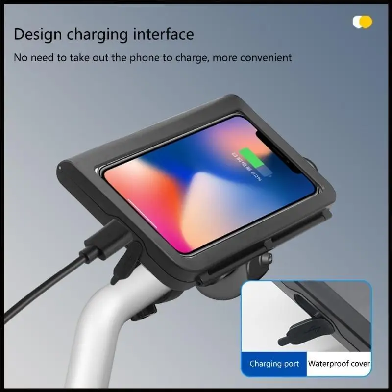 الهاتف المحمول دراجة نارية دراجة للماء المقود لمس شاشة حالة جبل حامل #3