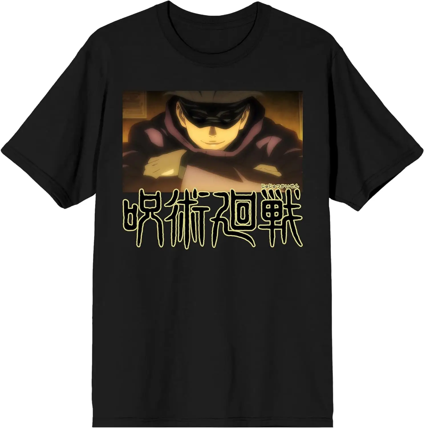 Jujutsu Kaisen Satoru Gojo Screenshot Men's Black T-Shirt