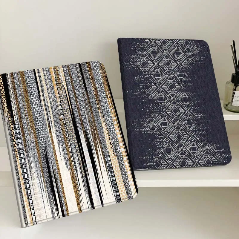 

Vertical Striped Design Tablet Case For Samsung Tab Galaxy S6 S11 A A7 A8 A9 A11 10.1 10.4 10.5 Plus Lite Gift