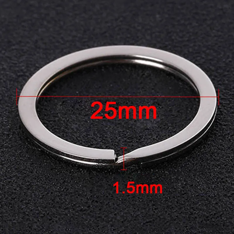 Trendy 20 stuks sleutelhangers multi size split ringetjes haak ring sleutelhanger voor sleutelhanger maken DIY handgemaakte sieraden maken accessoires