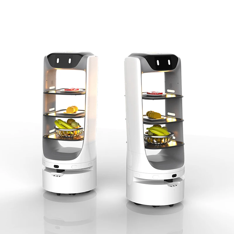 Autonomous Commercial Delivery Robot for Restaurant and Hotel Services Food Waiter Robot