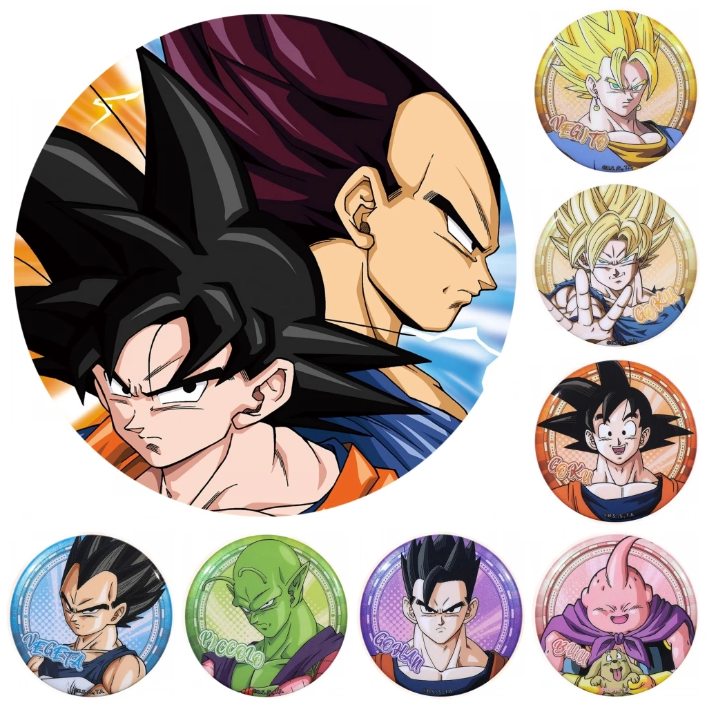 58mm Anime DRAGON Majin Buu Cosplay KOSTÜM Abzeichen Pin SPTE Weißblech Brosche ﻿   Requisite Gilf