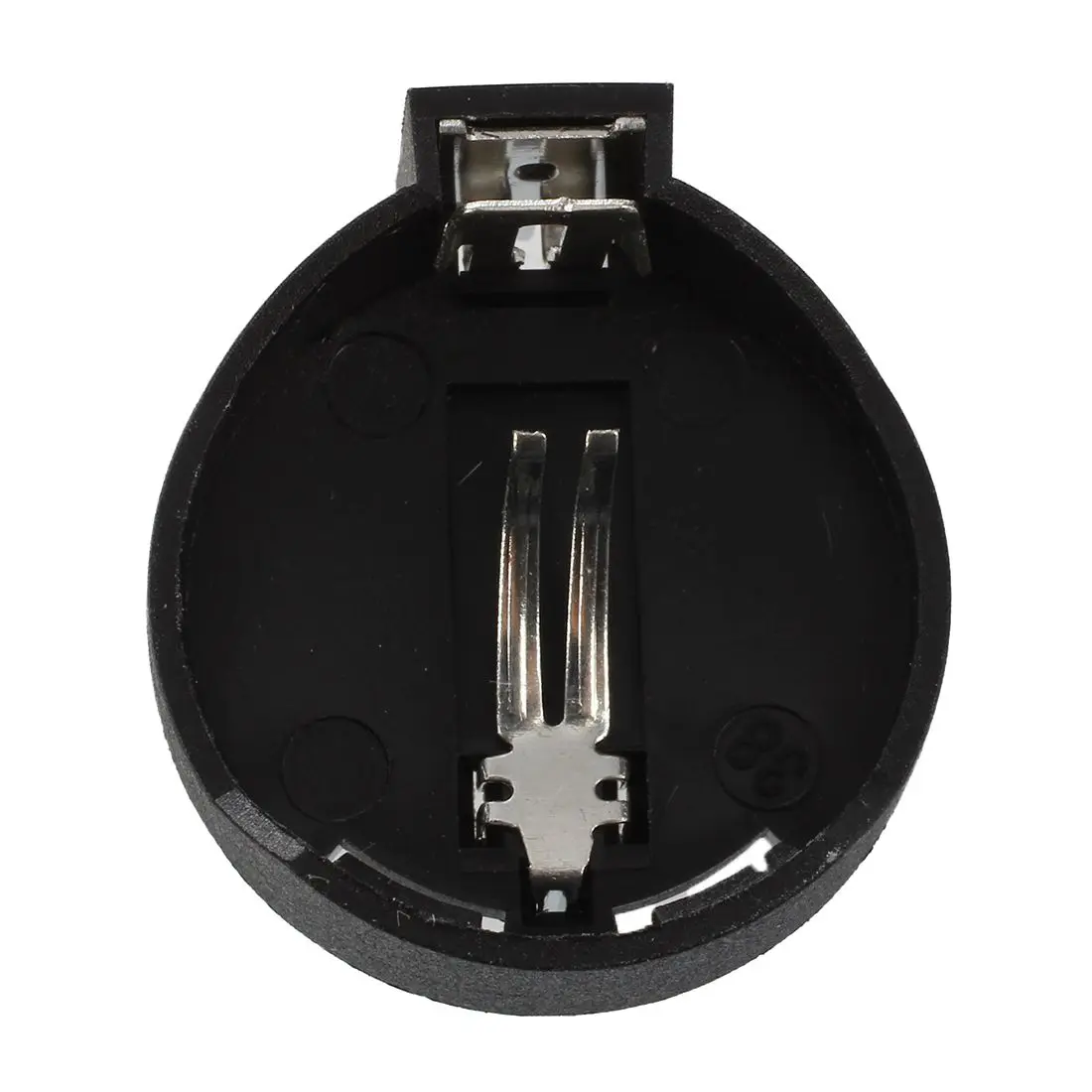Support de pile bouton rond noir pour CR2032 2016 2025, nouveau, 10 pièces