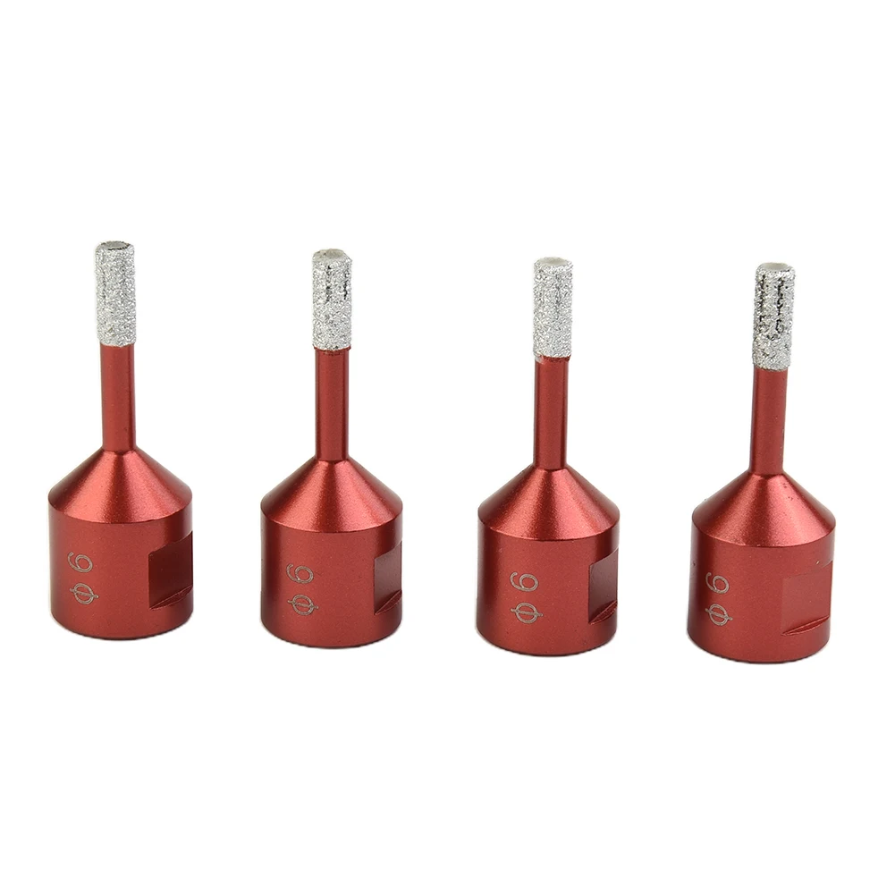 

4pcs 6mm Dry Diamond Drill Bits M14 Dry Diamond Drill Bit For Angle Grinder Granite Porcelain Tile Glass Ceramic Saw Drill Bit