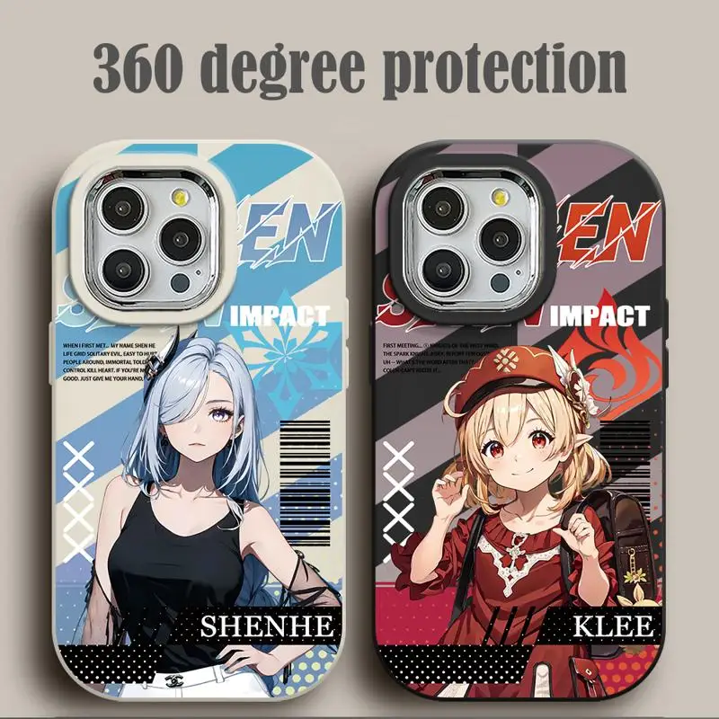 Genshin-Impact Project Cool phone case for Apple iPhone 15 14 Pro cases 11Pro Max 11 12 Plus 13pro max 15plus 11pro funda Cover