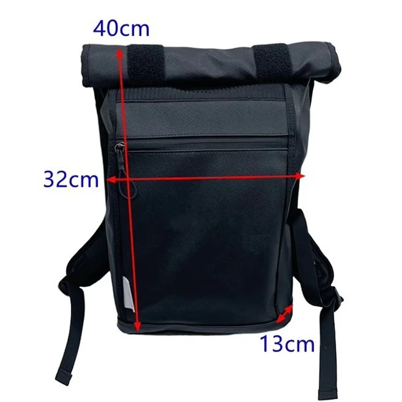 Folding bicycle carrier bag for brompton front bag backpack with frame