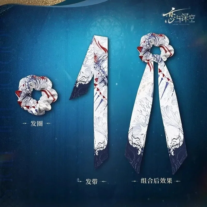 Official Love and Deepspace When Tides Echo Rafayel God of Tides Silk Scarf Hair Band Acrylic Stand Badge Anime Cosplay Gift