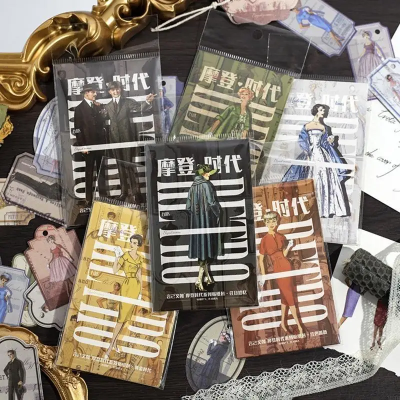 M5TB 30pcs Retro ScrapBooking Sticker