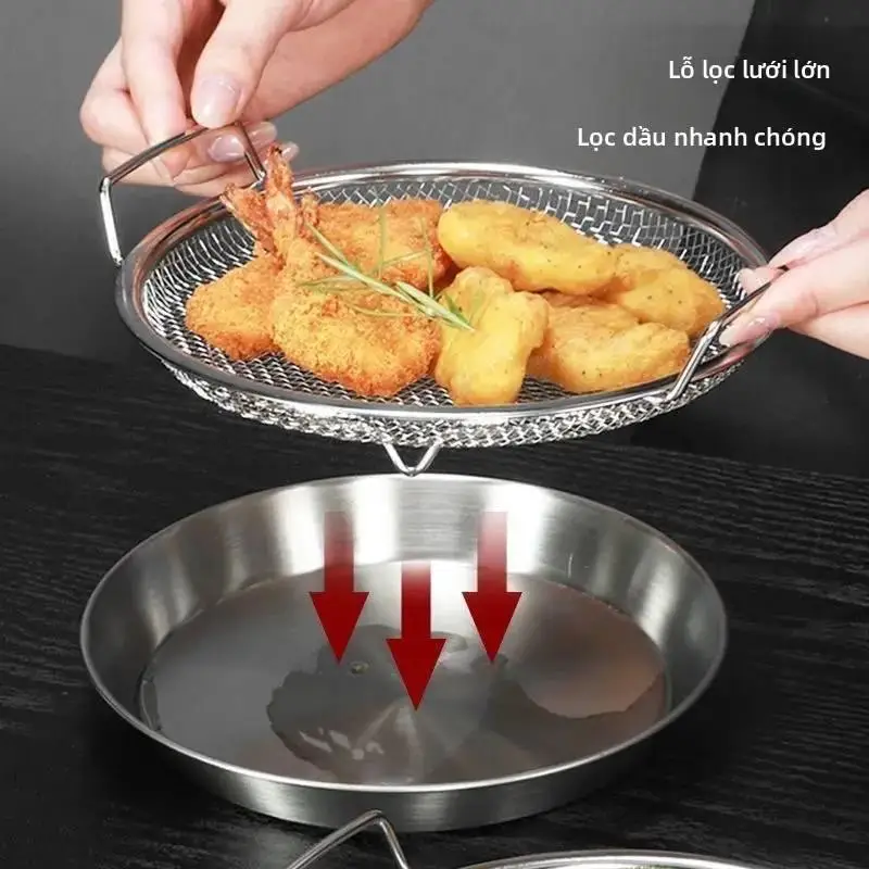 Langlebiger Edelstahl-Ölfilter 100% Sicher Ideal für den Einsatz in der Heimküche