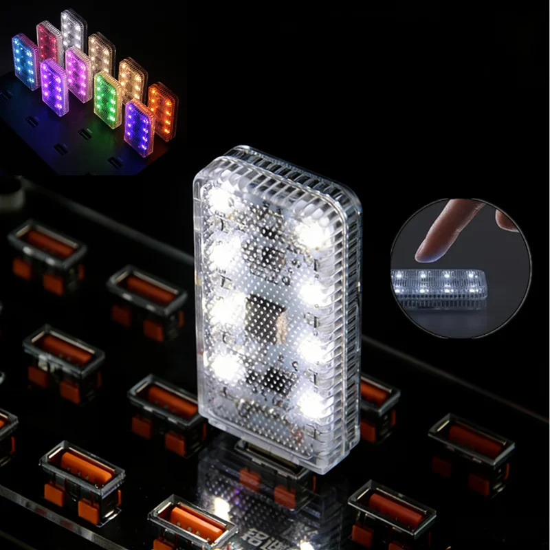 

LED Car Touch Light Magnetic Wireless Interior Reading Lamp USB Rechargeable Auto Roof Ceiling Lighting Light for Car Trunk