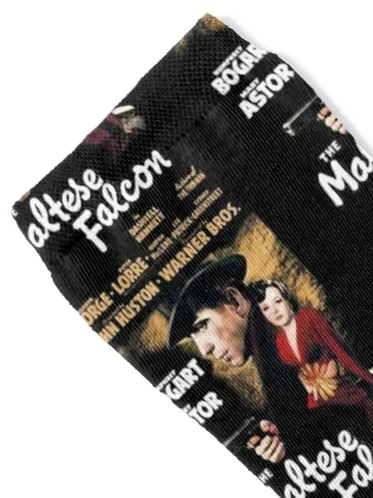 The Maltese movie Falcon Movie (Dark Noir) Socks new in's basketball japanese fashion Men's Socks Women's