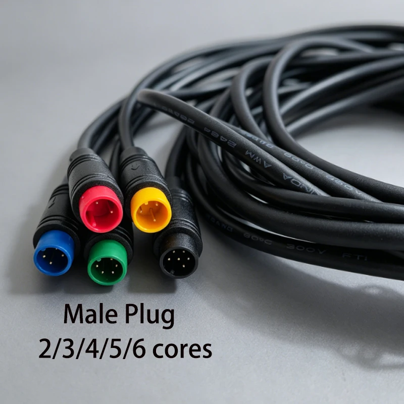 1M M6/M8-2/3/4/5/6-Pin Stecker auf Buchse Julet Elektrisches Verbindungskabel Steckverbinder Roller Bremse Wasserdichtes Signalsensor-Kabel – Detail 4