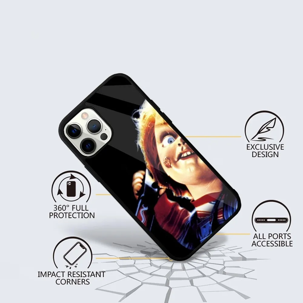 C-Chucky C-Childs Play  Phone Case For iPhone 15,14,13,12,11,Plus,Pro,Max Mini Magsafe Magnetic Wireless Charging