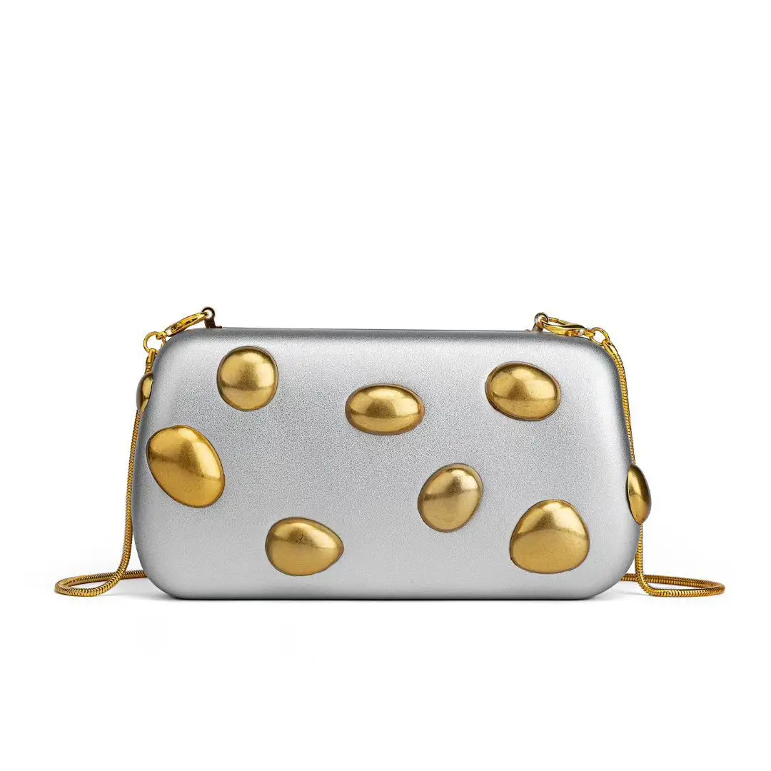 Spot Niche Box Women's Banquet Fashionable Versatile Small Square Bag Simple Dinner Bag Rhinestone Purse Bolso Diseñador De Lujo - view 6