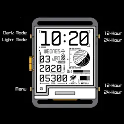 Watchy ESP32 Programmable Electronic Watch Ink Screen Can Freely Switch Wallpapers Ultralow Power Consumption Wide Viewing Angle