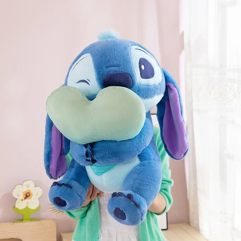 

Disney 55cm Lilo&Stitch Cute Cartoon Dolls Toys Kawaii Anime Soft Stuffed Dolls Pillow Appease Toys Birthday Gift for Boys Girls