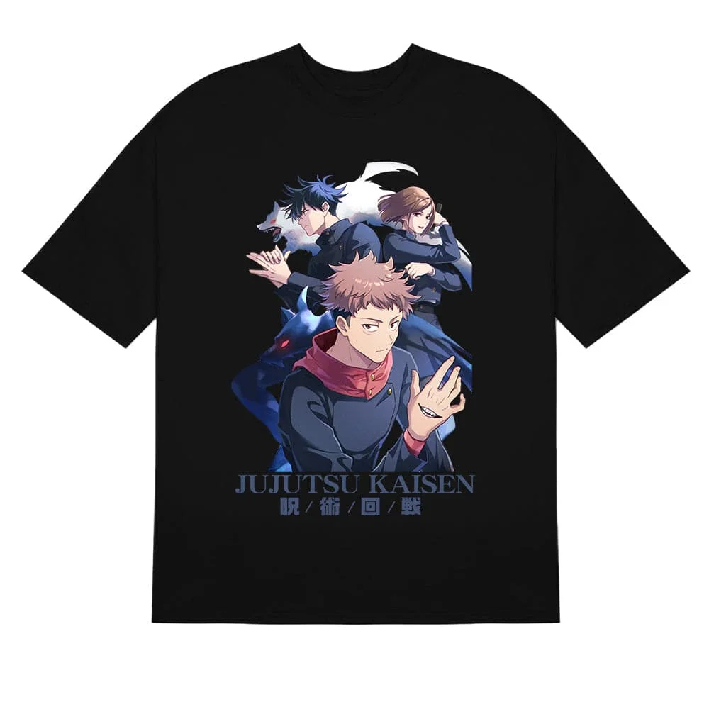 Jujutsu Kaisen Trio T-Shirt – Yuji, Megumi, Nobara