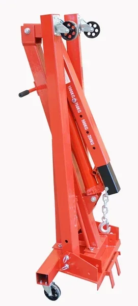 New Hot Selling 1Ton Engine Hoist Shop Crane Hydraulic Lifting Workshop