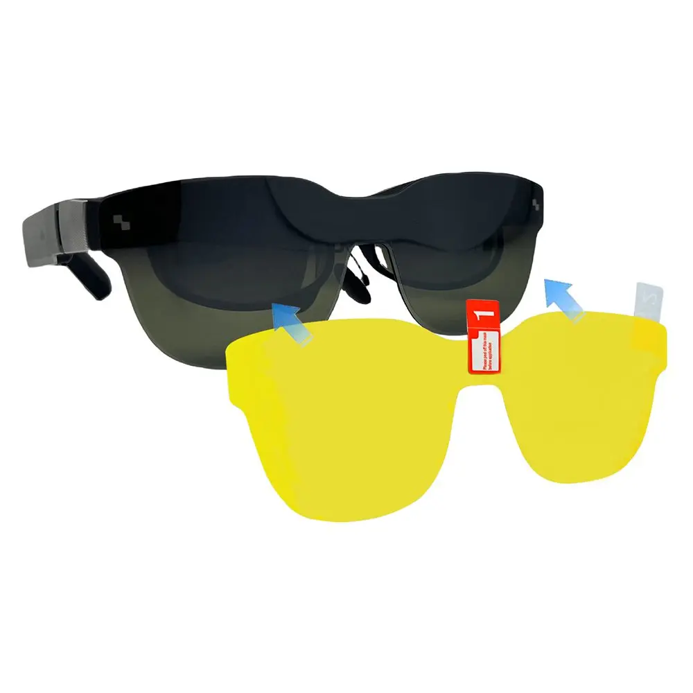 2 uds para RayNeo Air3/Air2/Air3S/3S Pro AR gafas película protectora de lente resistente a los arañazos HD accesorios protectores transparentes